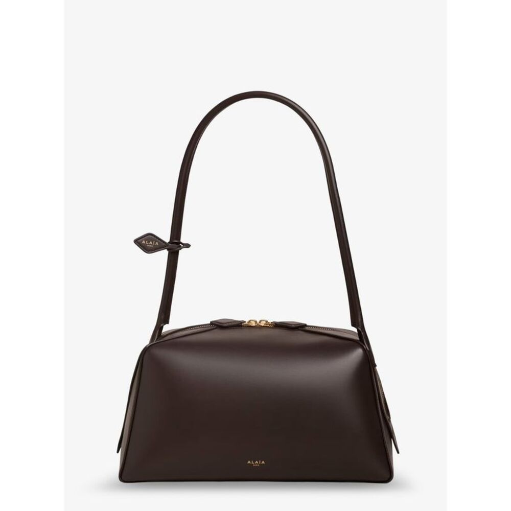 Alaia Women Bouledogue Leather Shoulder Bag